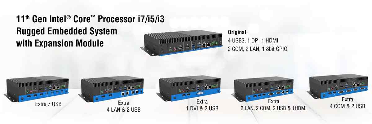 Anewtech Embedded PC Avalue Embedded System with Expansion Module Embedded Computer