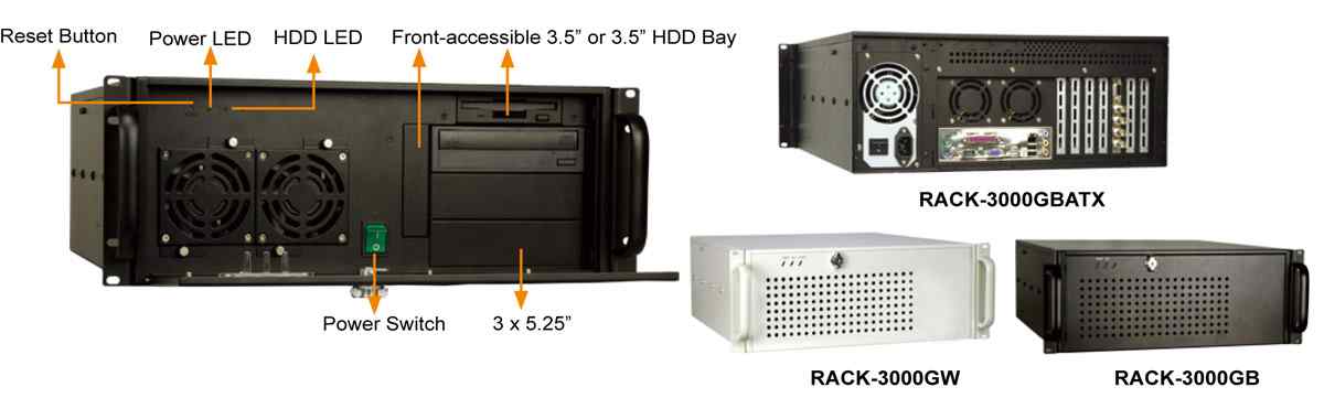 Anewtech-I-RACK-3000G IEI Industrial Computer Industrial Chassis  Industrial PC