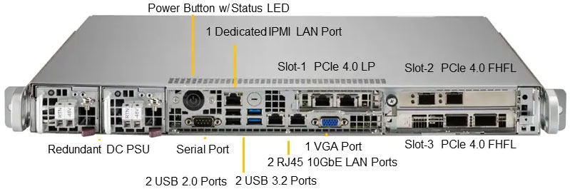 Anewtech Systems Supermicro Server Singapore Edge Server SuperServer SYS-110P-FDWTR-NEBS-DC Rackmount Server Supermicro Computer Embedded IoT Server Supermicro Singapore