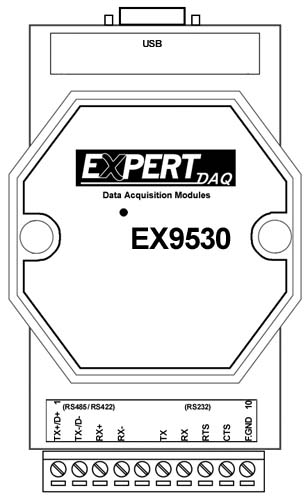 Anewtech-Systems-Remote-IO-Module-modbus-converter-EX9530-pin-assignment