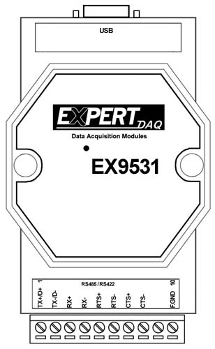 Anewtech-Systems-Remote-IO-Module-modbus-converter-EX9531-pin-assignment