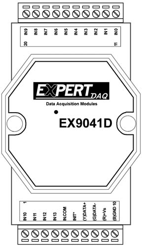 Anewtech-Systems-Remote-RS-485-IO-Module-EX9041D-M-pin-assignment