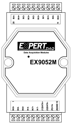 Anewtech-Systems-Remote-RS-485-IO-Module-EX9052D-M-pin-assignment