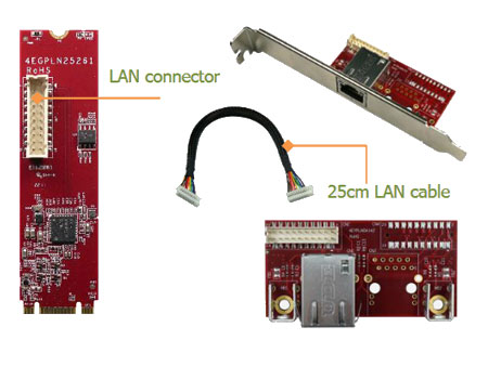 Anewtech-Systems Flash-Storage Innodisk Embedded-Peripheral-ID-EGPL-21S1 M.2 to Single Isolated 2.5GbE LAN Module