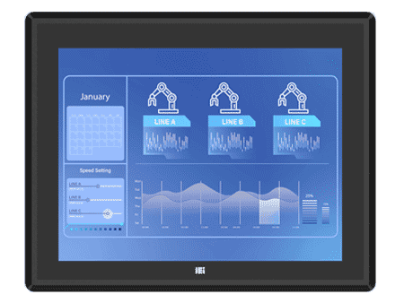 Anewtech Systems Industrial Panel PC IEI Industrial Touch computer I-PPC2-C19-EHL