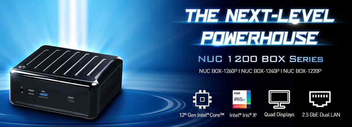 Anewtech AS-NUC-BOX-1240P Embedded Computer AsRock Industrial Embedded System Embedded Box PC