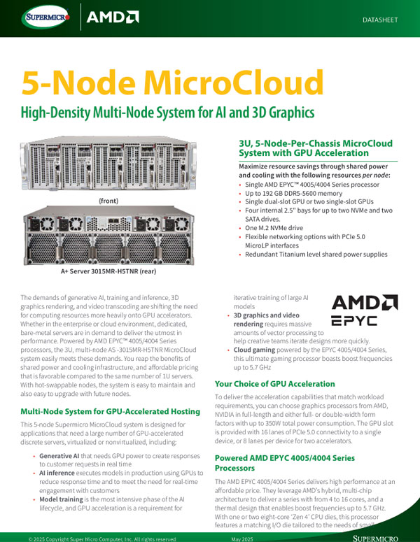 Anewtech-Systems-Supermicro-AMD-Server-5-Node-MicroCloud-Servers-AS-3015MR-H5TNR