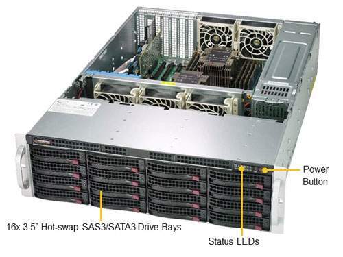Anewtech Systems Supermicro Servers Supermicro Singapore SuperStorage 6039P-E1CR16H Industrial Storage Server Supermicro SSG-6039P-E1CR16H